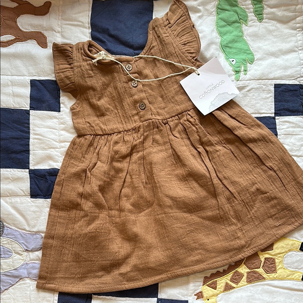 NEW Pinky Little Cottonwood Dress 12-18m